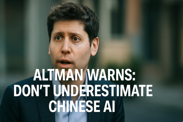 Altman Warns: Don’t Underestimate Chinese AI